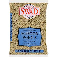 Swad whole masoor 4lb