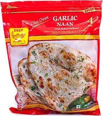Deep Garlic naan 4pcs