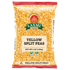 Laxmi yellow split peas 4lb